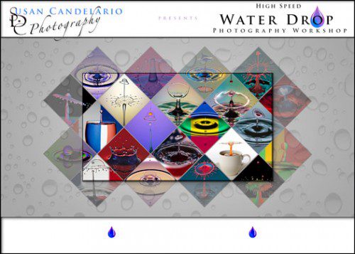 water drop photography workshop