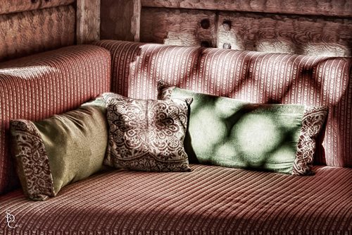 Sofa Details - Gillette Castle HDR Workshop - ©2011 Susan Candelario SDC Photography 