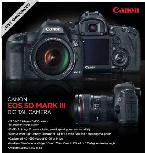 Canon EOS 5-D Mark III