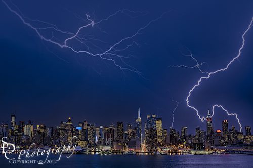 Lightning Strikes in NYC 