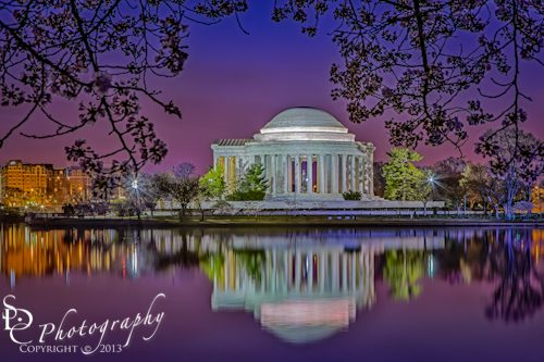 Twilight At The Thomas Jefferson Memorial 