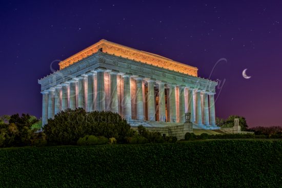 Lincoln Memorial Under The Stars