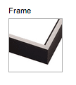 Gallery Canvas Wrap Frame Option