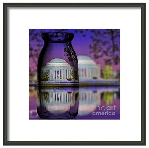 Jefferson Memorial Framed Print