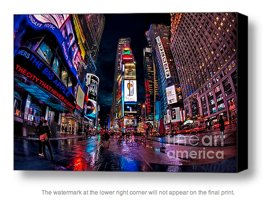 Times Square NYC canvas print