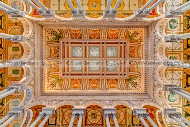 Library Of Congress Main Hall Ceiling