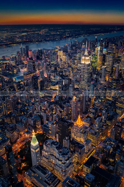 Manhattan New York City From Above
