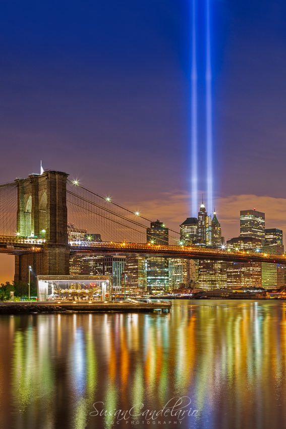 NYC Brooklyn Bridge 911 Tribute