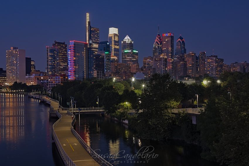 Philadelphia Lights at Dusk