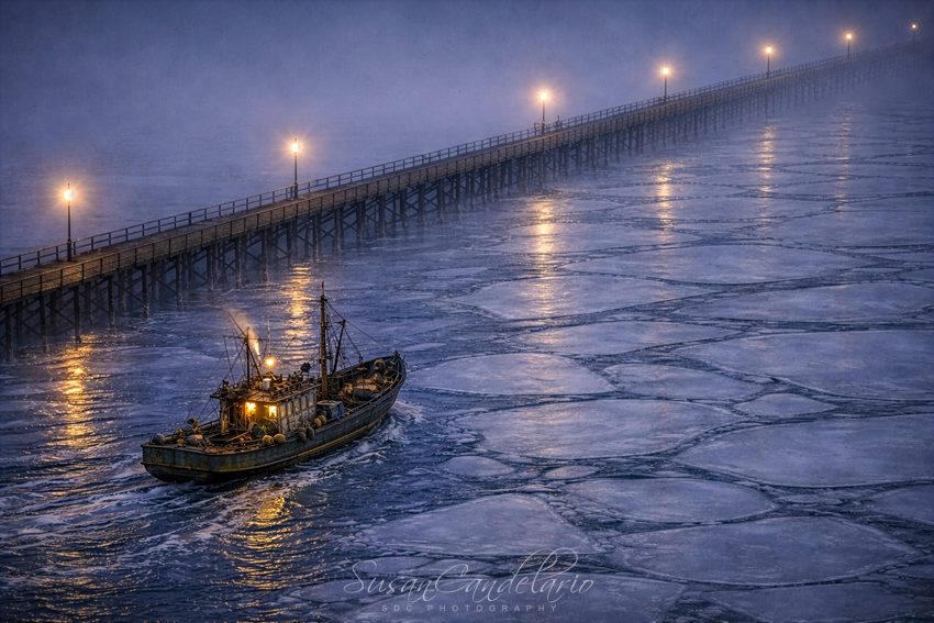 Rustic Trawler Keansburg Pier